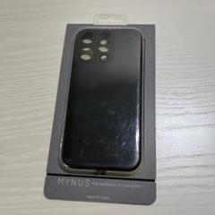 Mynus iPhone 15 Pro Case Rubber Black
