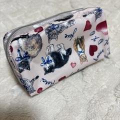 レスポートサック ポーチ　猫