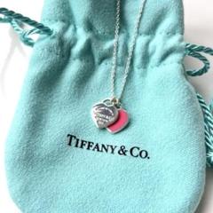 【クリーニング済】ティファニー ダブルハート ネックレス sv925 ピンク Amazon | [ティファニー] TIFFANY スターリング シルバー/ピンク