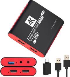 HDMI キャプチャーボード Switch対応 4K パススルー対応 1080P