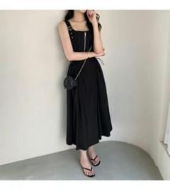 DHOLIC アイレットベルトハーフジップワンピース