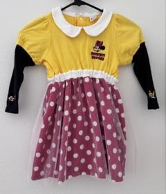 【Littc】Disney ミニー なりきりワンピース 90cm レトロ