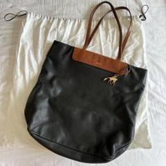 BALLY トートバッグ スムースレザー ブラック チャーム付き A4可