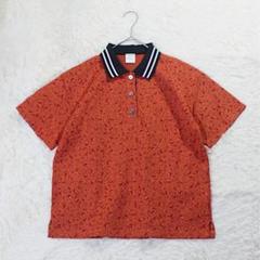 タグ付き新品未使用★Paul Smith オレンジ柄ポロシャツ 半袖 タグ付き新品未使用☆Paul Smith オレンジ柄ポロシャツ 半袖