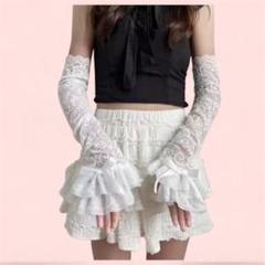 Stina アームウォーマー ホワイト 未使用品 - メルカリ