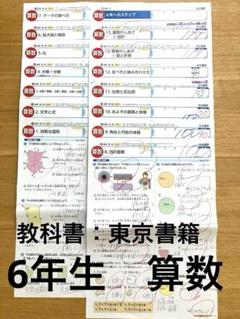 光文書院 東京書籍対応 算数 小学6年生 テスト解答用紙 - メルカリ