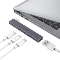 USB Cハブ 4-in-1 Type C サポート60W 高速転送