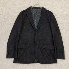 《美品》 TAKEO KIKUCHI テーラードジャケット チャコール L 通勤
