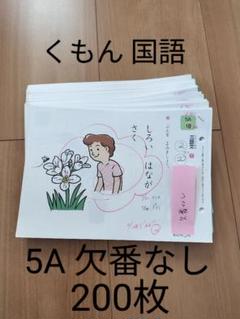 新品　未使用　未記入　欠番なし　公文　くもん　国語 AⅠ 教材　プリント　200 未使用あり 公文 くもん 算数 さんすう プリント A 1-200 欠番