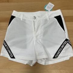 CUARTO UNITED レディースゴルフパンツ Lホワイト