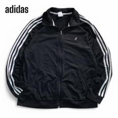 FA-020 10s adidas トラックジャケット ジャージ L程度 白黒