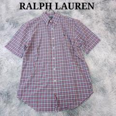 『RALPH LAUREN』 ラルフローレン 半袖チェックシャツ ボタンダウン
