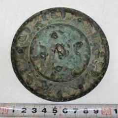 中国古玩　古銅　海獣葡萄鏡　178g 幅約10.2㎝　東さ7-0612③ 中国古玩 古銅 海獣葡萄鏡 178g 幅約10.2㎝ 東さ7-0612③ - メルカリ