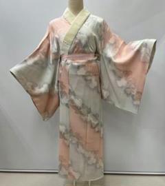 美品　正絹　長襦袢　袖無双　着物 上品　121 半衿付き　アンティーク　まり柄 刺繍半衿付き正絹長襦袢-Lサイズ No.ZA-5707-03のレンタル
