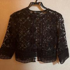 ZARA ジオメトリック クロシェ シャツ L /花柄刺繍のレース風カーディガン ri-top-0727-c_02.jpg