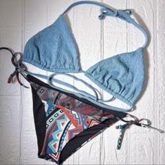 Calzedonia カルツェドニア ビキニ 水着　お買い上げ特典 カルツェドニア22年夏新作”ふわふわタオル地”トロピカル柄スイム