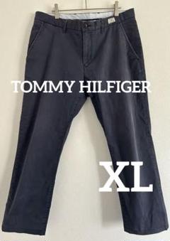 TOMMY HILFIGER　トミーヒルフィガー チノパン XL相当　ネイビー系