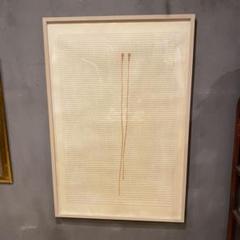 J.C.Norman 特大アート 文字の羅列 額装品 ギャラリートモス