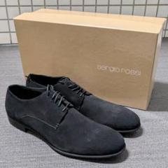 SERGIO ROSSI DERBY シューズ スエード ブラック 7