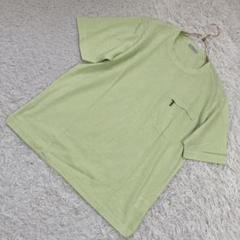 《良品》 INTERMEZZO Tシャツ ライトグリーン L ポケット シンプル