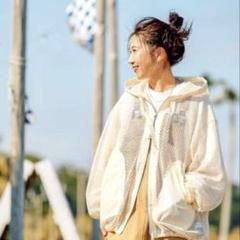 【niko and ... 】be with M misayoメッシュパーカー ニコアンド be with M Misayo メッシュパーカー - メルカリ