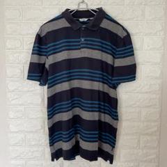 Calvin Klein カルバンクライン ボーダー ポロシャツ サイズL