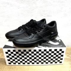 新品 27cm US企画 VANS ブラックレザー スニーカーskate