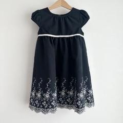 むーのんのん　刺繍ワンピース　120
