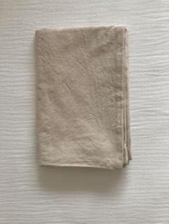 無印良品 MUJI 洗いざらしまくらカバー４３×６３用 ライトベージュ