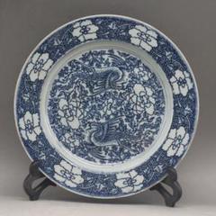 青花磁板絵  装飾品 現代工芸品 美術品 置物 2025年最新】青花紋の人気アイテム - メルカリ