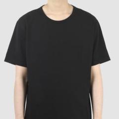 LAD MUSICIAN 22SS Uネック Tシャツ ブラック サイズ42