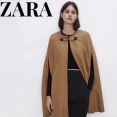 未使用✨️ZARA×MANTECO BTS着用 ケープ ポンチョ ブラック S 2025年最新】ZARA ポンチョ コートの人気アイテム - メルカリ