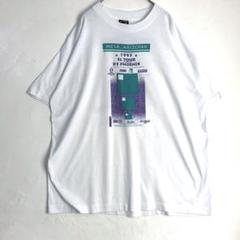 3069　90s　シングルステッチ　自転車　フルーツオブザルーム　Tシャツ　白
