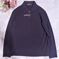 【未使用級】プラダスポーツ ポロシャツ 長袖 パッチ 濃紺 メンズ M スリット 2025年最新】プラダ prada ポロシャツの人気アイテム - メルカリ