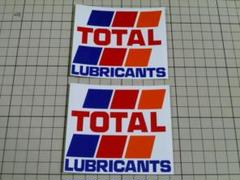 正規品 旧ロゴ TOTAL ステッカー 2枚91×80mm 当時物 トタル