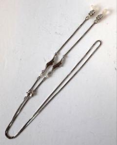 MIKIMOTO ミキモト メガネチェーン 真珠 ストラップ パール 美品 MIKIMOTO ミキモト メガネチェーン 真珠 ストラップ パール 美品