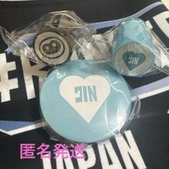 BTS RUNSEOKJIN 缶バッジセット　ロゴ2個セット　新品　未使用 BTS JIN RUNSEOKJIN 日本限定 カプセルトイ 缶バッジ ジン