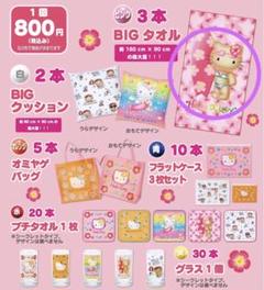 サンリオ くるっとまわしてハローキティサマーチャレンジ キティくじ　BIGタオル 7/13（土）～「くるっとまわしてハローキティサマーチャレンジ