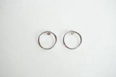 美品 CAREERINGキャリアリング バレット 真円ピアス 815N▲ 美品 CAREERINGキャリアリング バレット 真円ピアス 815N