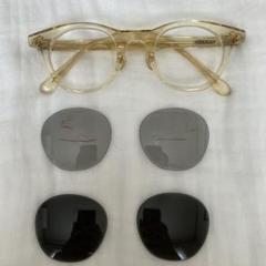 Timeworn Clothing 白山眼鏡 BOSTON サングラス クリア