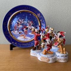 ディズニーランド　1998クリスマスファンタジー　フィギュアリン　皿　カード ディズニーランド 1998クリスマスファンタジー フィギュアリン