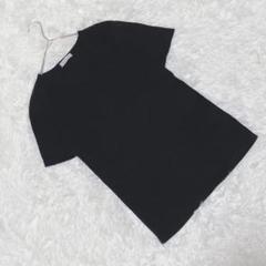 『ビームス』 (S) Vネック半袖Tシャツ カットソー 無地 コットン 日本製