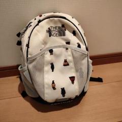 THE NORTH FACE キッズリュック　ホワイト　ベア柄 THE NORTH FACE キッズリュック ホワイト ベア柄 - メルカリ