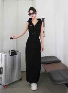 Darich シャイニースウェットロングワンピース FSサイズ シャイニースウェットロングワンピース（ワンピース）｜Darich