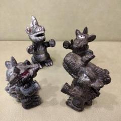 ソフビ monstock 護国怪獣 馬頭羅 牛頭羅 ブルマァク 安楽安作
