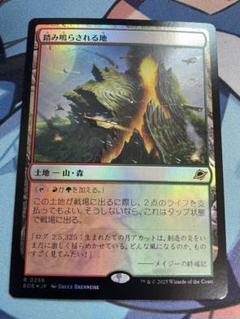 MTG 踏み鳴らされる地 EOE 日本語 Foil