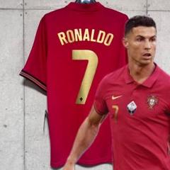 【新品/タグ付き】EURO2020ポルトガル代表 ♯7 C・ロナウド【Mサイズ】 新品/タグ付き】EURO2020ポルトガル代表 ♯7 C・ロナウド【M