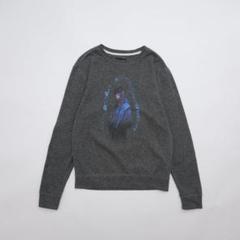 古着 女性 トレーナー 灰色 サイズS*ST133