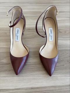 JIMMY CHOO ワインレッド ハイヒールパンプス - メルカリ