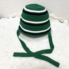 【美品】LOWRYSFARM(ローリーズファーム)メッシュボーダーバケットハット